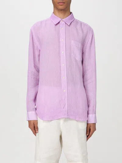 120% Lino Shirt  Men Color Lavender In Lavender