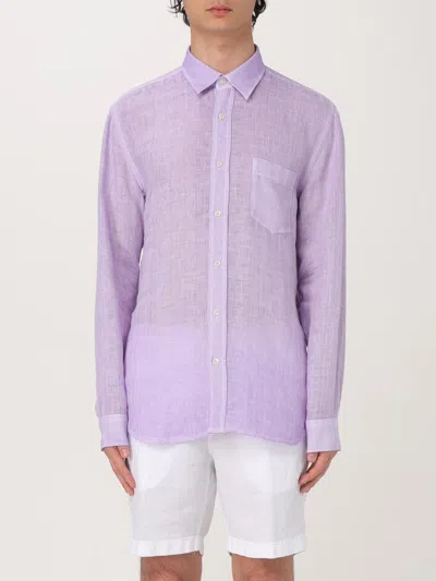 120% Lino Shirt  Men Color Lilac