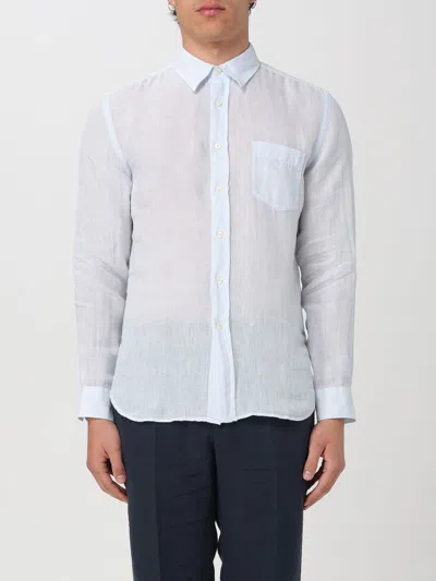 120% Lino Shirt  Men Color Sky In Sky