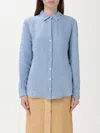 120% Lino Shirt  Woman Color Avion