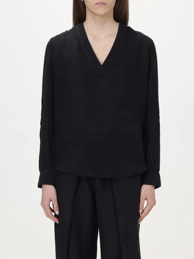 120% Lino Shirt  Woman Color Black