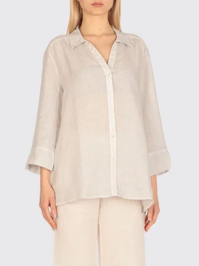 120% Lino Camicia  Donna Colore Grigio