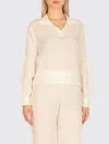120% Lino Camicia  Donna Colore Avorio In Neutral
