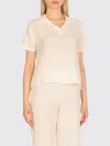120% Lino Camicia  Donna Colore Avorio In Neutral
