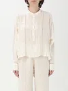 120% Lino Linen Shirt In Milch