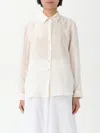 120% Lino Shirt  Woman Color Milk In White