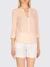 120% Lino Camicia  Donna Colore Rosa