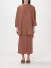 120% Lino Shirt  Woman Color Tobacco In Tobacco