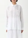 120% Lino Shirt  Woman Color White