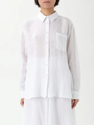 120% Lino Shirt  Woman Color White