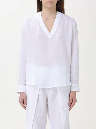 120% Lino Shirt  Woman Color White