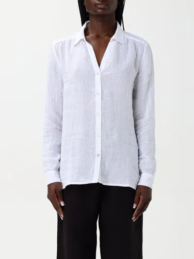 120% LINO SHIRT 120% LINO WOMAN COLOR WHITE,G71899001