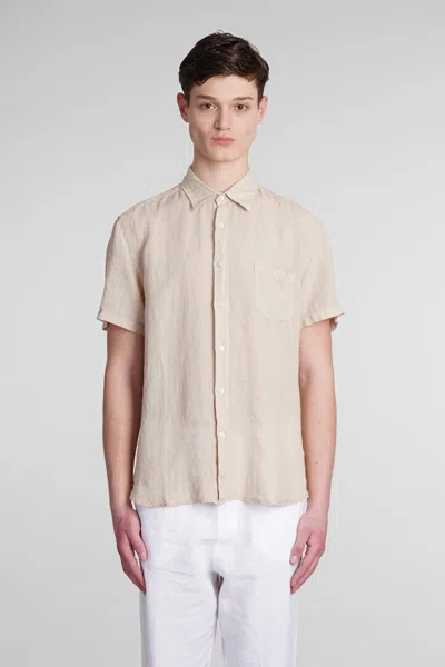 120% Lino Shirt In Beige Linen