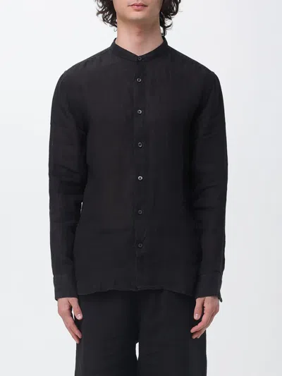 120% Lino シャツ  メンズ カラー ブラック In Black