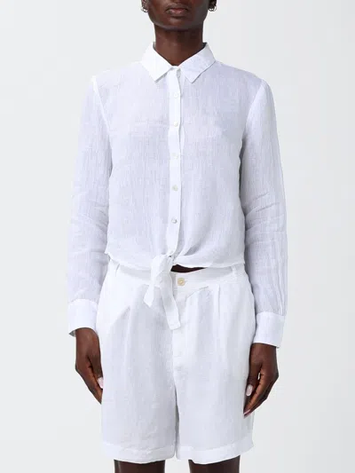 120% Lino Shirt Woman  In Multi