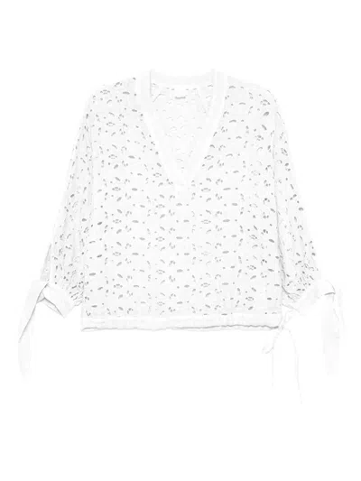 120% Lino Shirts In Weiss
