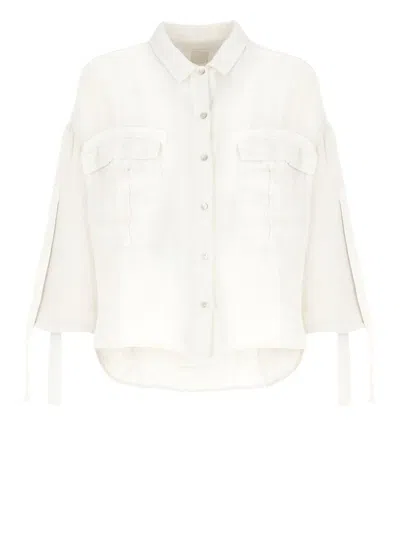 120% Lino Shirts In Nude