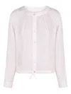 120% Lino Drawstring Linen Shirt