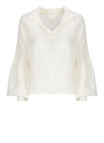 120% Lino Shirts In Beige