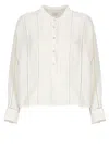 120% Lino Linen Shirt In Beige