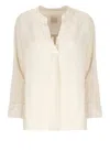 120% Lino Linen Shirt In Beige