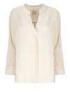 120% Lino Linen Shirt In Beige