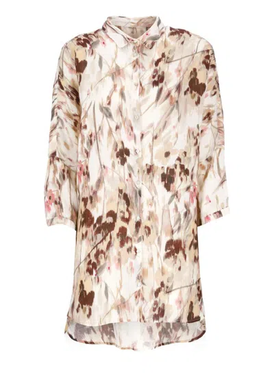 120% Lino Shirts In Pink