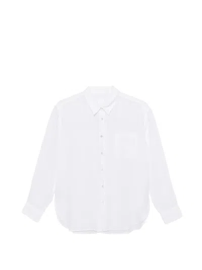 120% Lino Shirts Woman In White