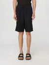 120% Lino Linen Bermuda Shorts In Black
