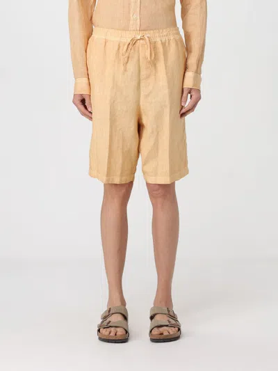 120% Lino Short  Men Color Brown In Brown