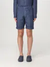120% Lino Short  Men Color Navy