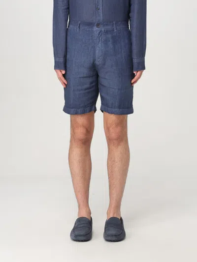 120% Lino Short  Men Color Navy