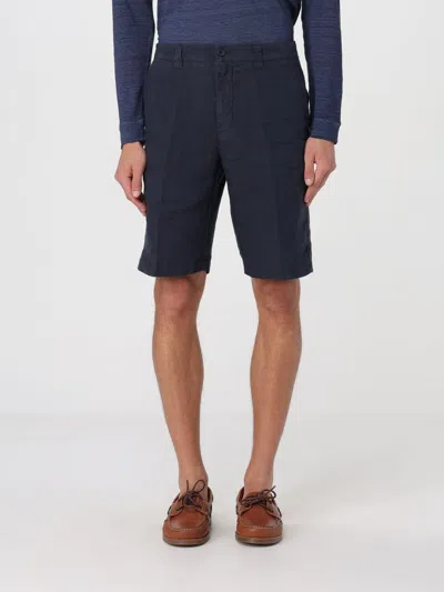 120% Lino Short  Men Color Navy