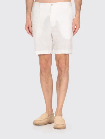120% Lino Pantaloncino  Uomo Colore Bianco