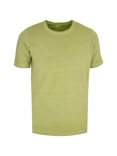 120% Lino Short-sleeve T-shirt In Green