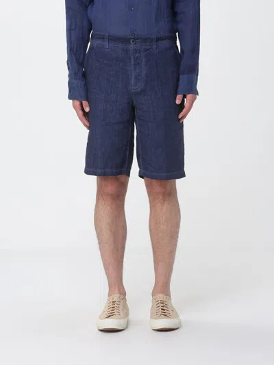 120% Lino Shorts  Men Color Navy