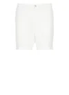 120% Lino Shorts In Beige Linen In White