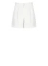120% Lino Linen Shorts In White