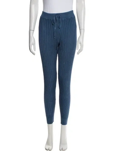 Pre-owned 120% Lino Silk Sweatpants In Blue