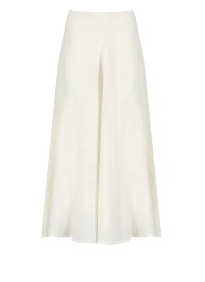 120% Lino Skirts Ivory