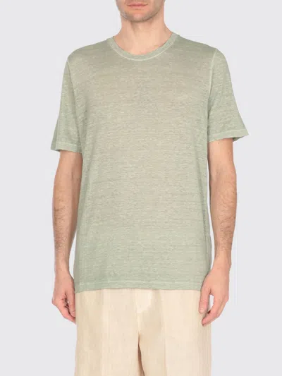 120% Lino T-shirt  Uomo Colore Verde