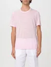 120% Lino T-shirt  Men Color Pink