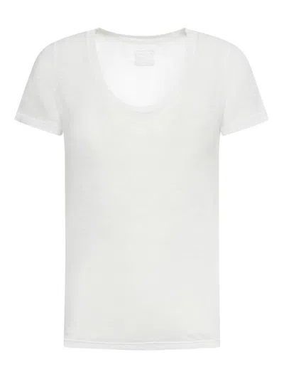 120% Lino T-shirt In White