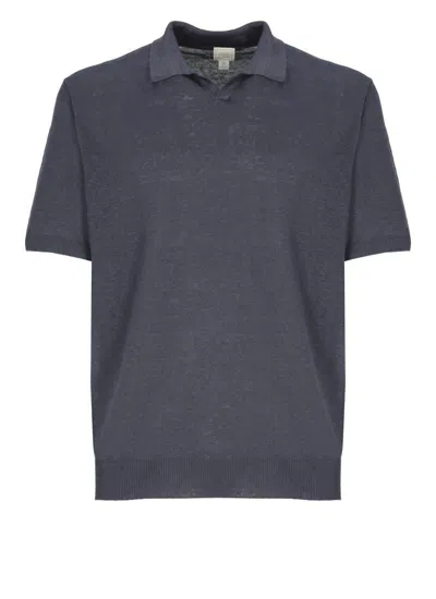 120% Lino T-shirts And Polos In Gray