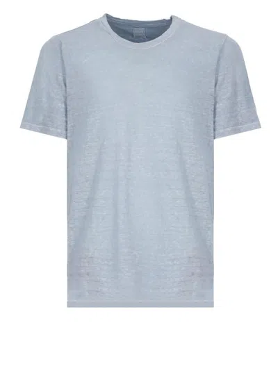 120% Lino T-shirts And Polos In Blue