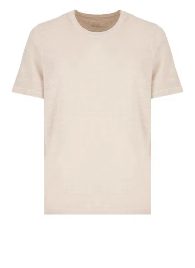 120% Lino T-shirts And Polos Beige