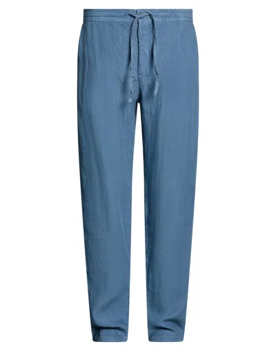 120% Lino Trouser In Blue