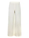 120% Lino Relaxed Wide-leg Linen Pants With Drawstring Waist