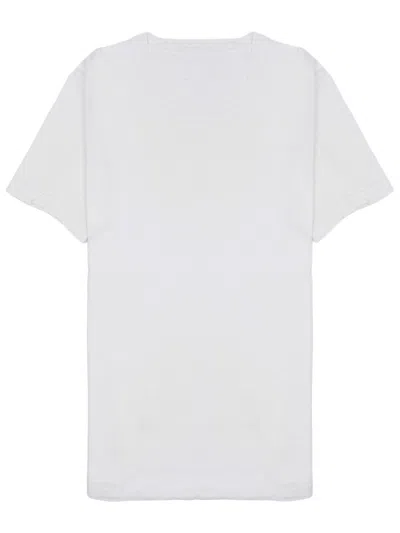 120% Lino T-shirt In Lino In White