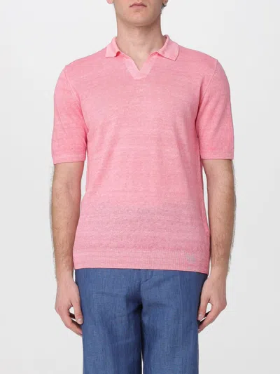 120% Lino T-shirt  Men Color Pink